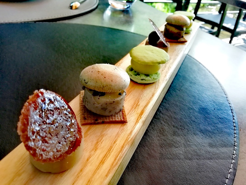 Mignardises autour de l'olive, chef patissier Camille Defaye
