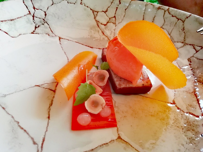 Déclinaison de carotte en dessert, L'atelier Yssoirien