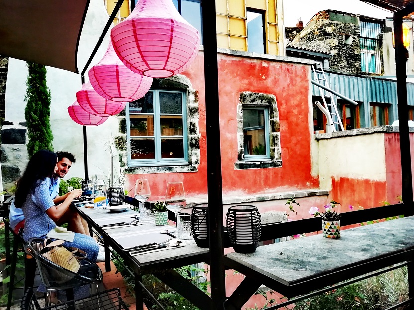La Maison du Gaucher, bar-restaurant, terrasse avec vue Clermont-Ferrand