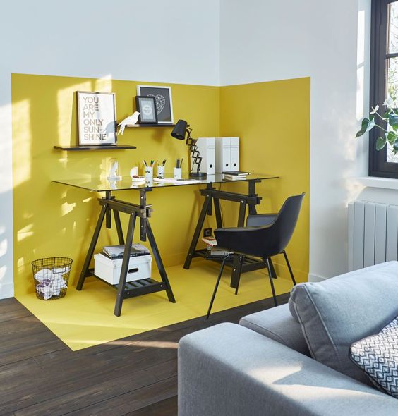 comment créer coin bureau chez soi