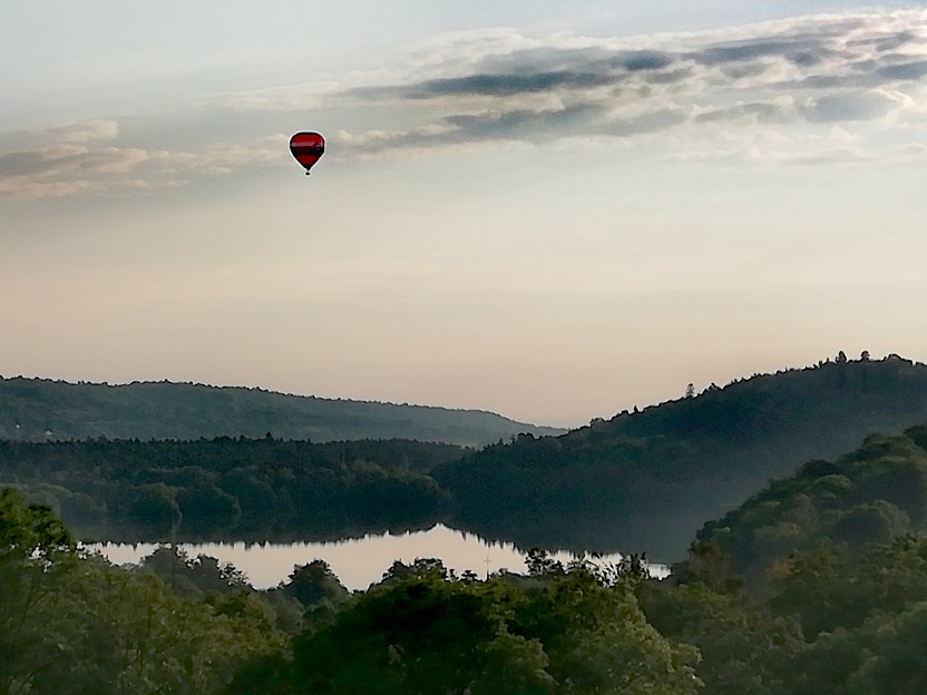Montgolfière en Auvergne