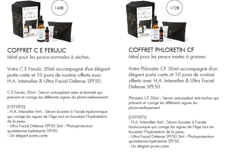 Coffret C E Ferulic+ Coffret Phloretin CF