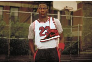 Michael Jordan et la Air Jordan Bred Banned