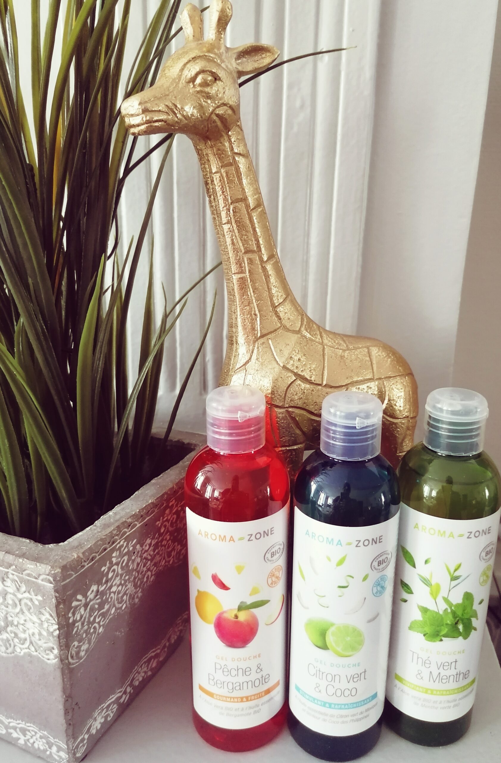 Les gels douche