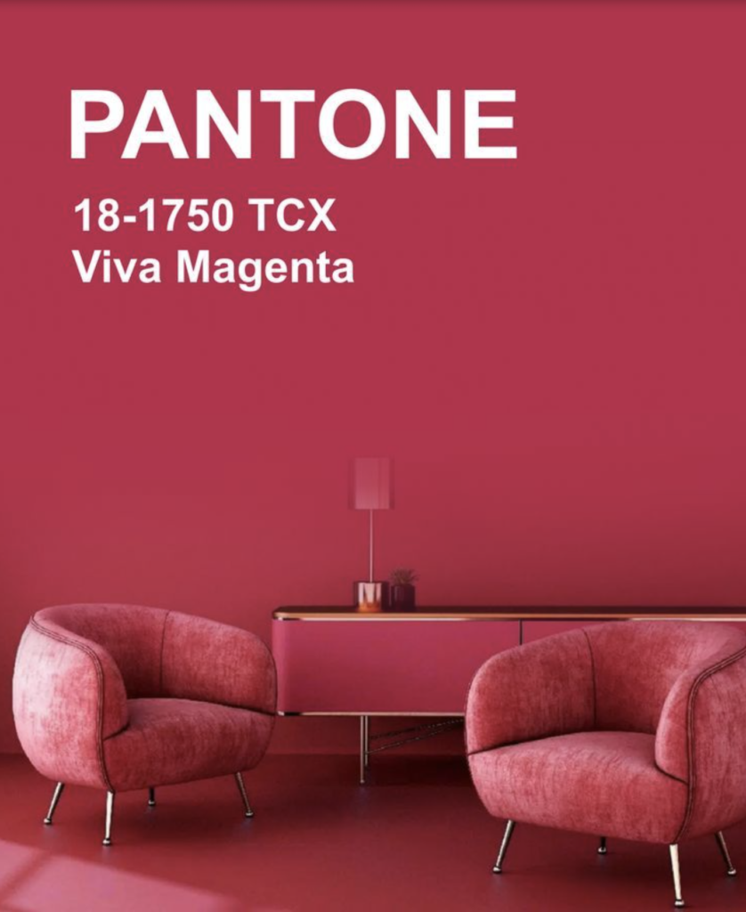 Optez pour une déco « Viva Magenta », couleur de l’année 2023.