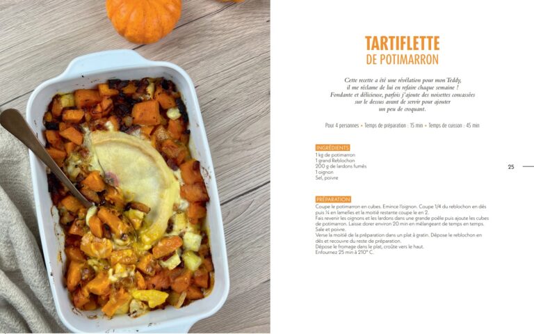 Tartiflette de potimarron