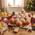 Apéritifs de fêtes : Sapin brioché et Sapins feuilletés