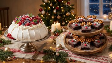 Desserts de fêtes : Pavlova et Brownies façon Rudolf