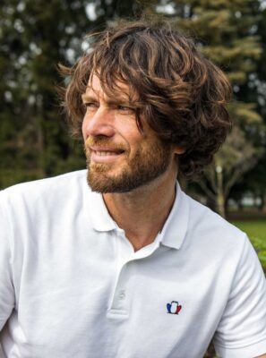 L’Élégant 3.0 Polo homme blanc 85€