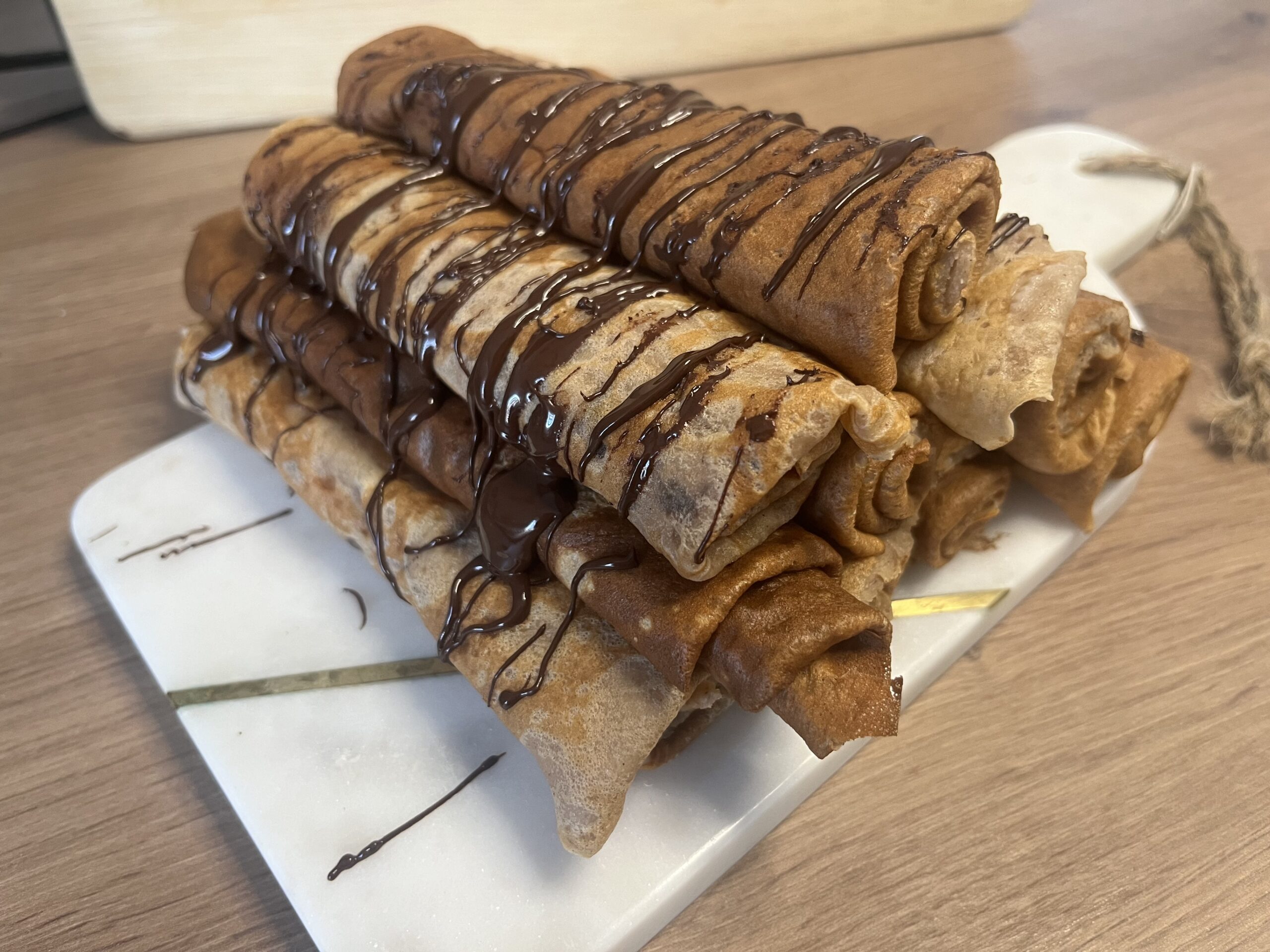 Les crêpes à la farine de châtaigne