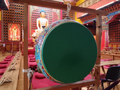 Temple bouddhiste Biollet gong