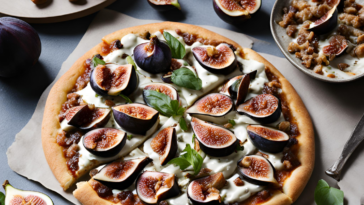 pizza mascarpone et figues