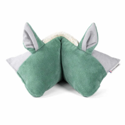 Coussin poney vert Petits Cadors