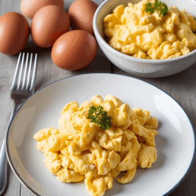 Oeufs brouillés à la truffe