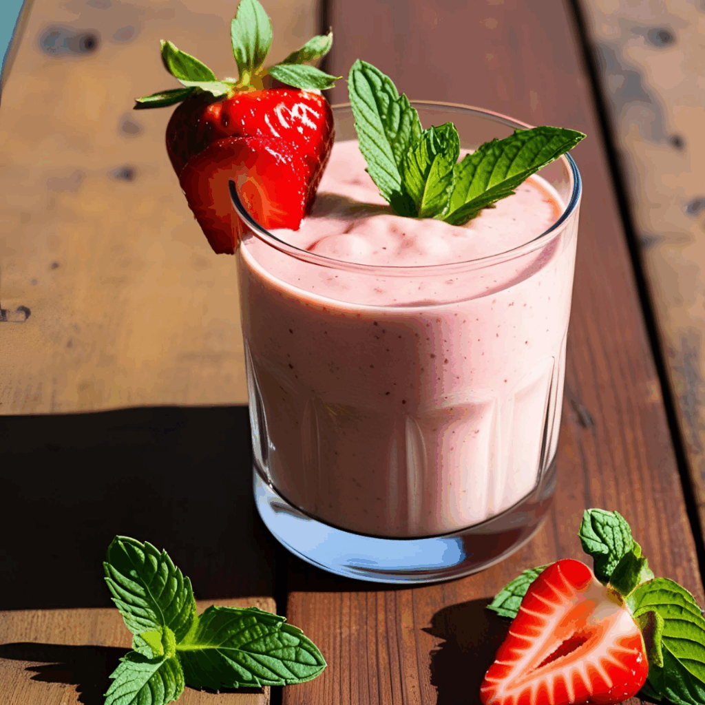 Smoothie fraise banane