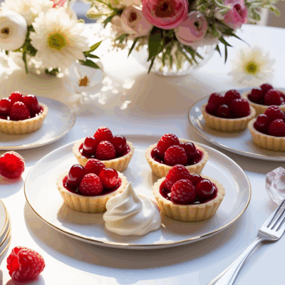 Tartelette framboise
