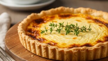 Tarte à la tome fraiche