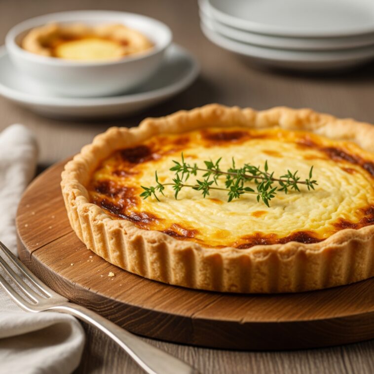 Tarte à la tome fraiche