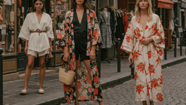mode femme kimono été 2025