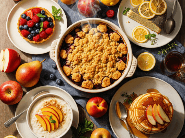 Douceurs de rentrée : 5 recettes réconfortantes à base de fruits de saison