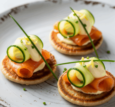 Blinis saumon