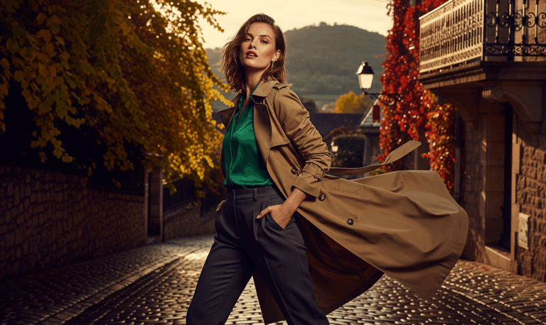 Le trench coat revisité