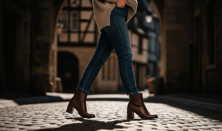 Les bottines à talons blocs confortables