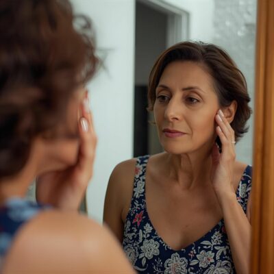 Ménopause peau ridée