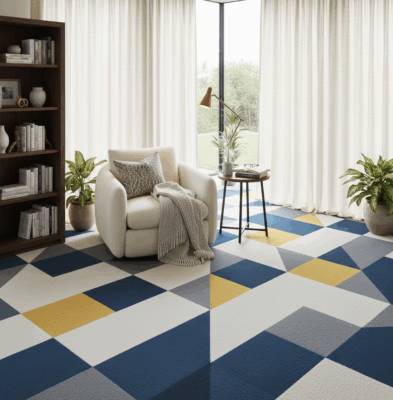 Coin lecture moquette et moderne