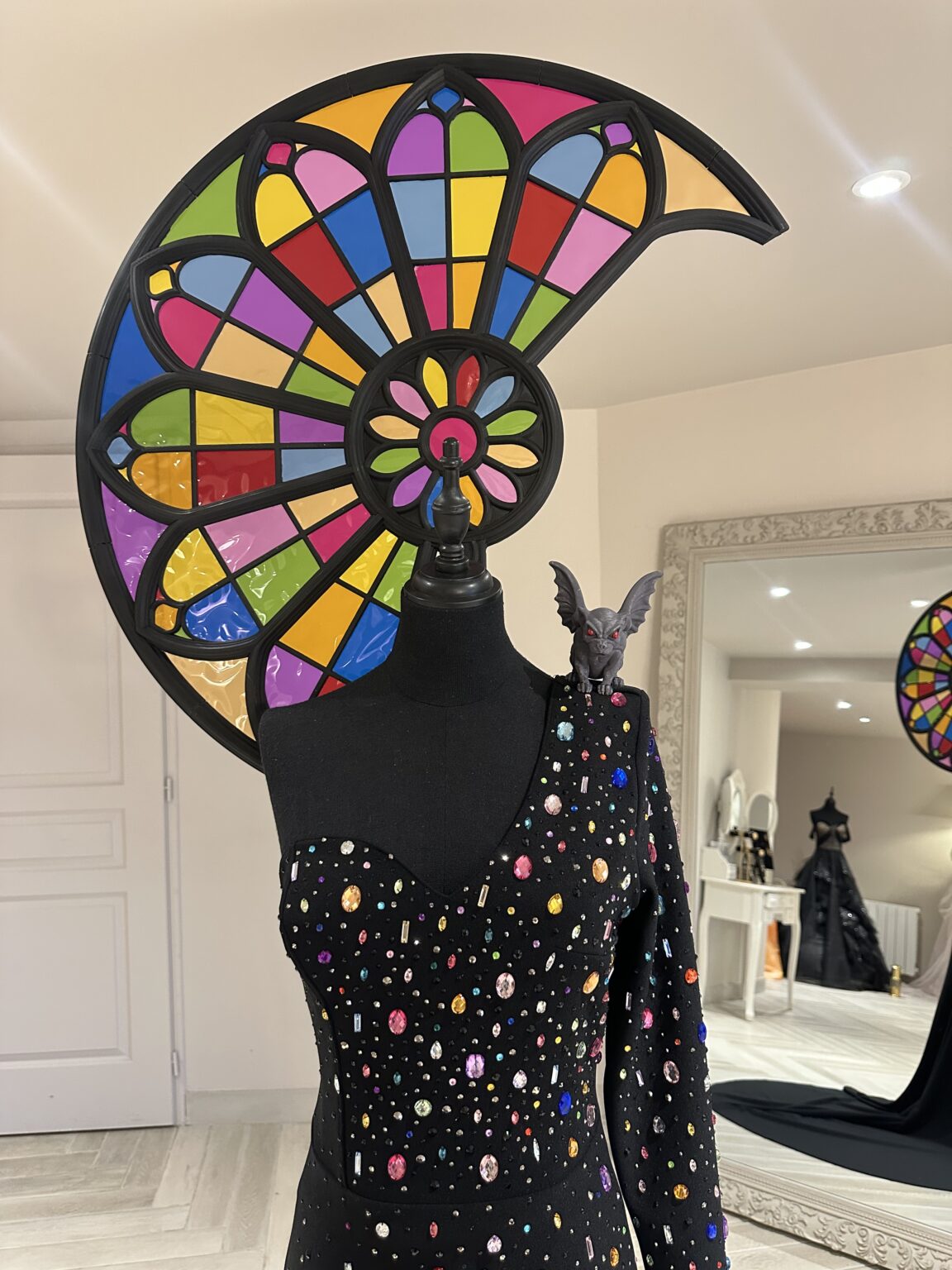 Robe de Mademoiselle Dentelle Créations pour Miss Ile de France 2025