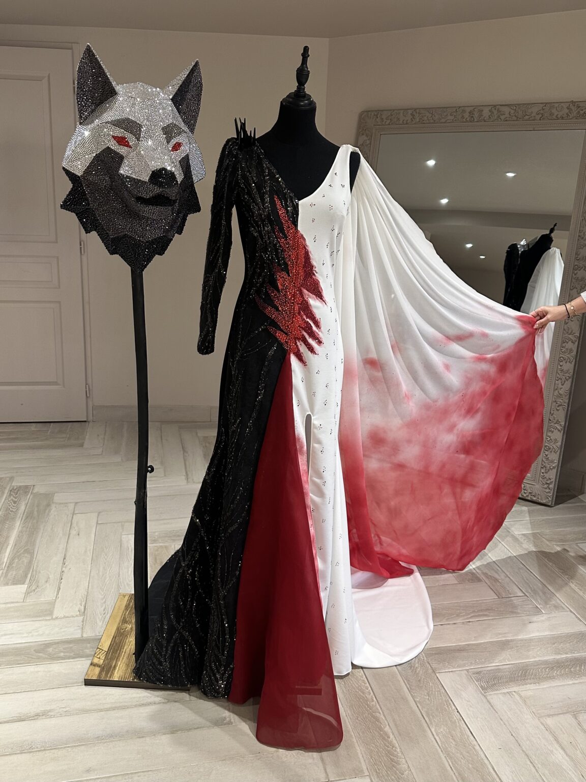 Robe de Mademoiselle Dentelle Créations pour Miss Auvergne 2025