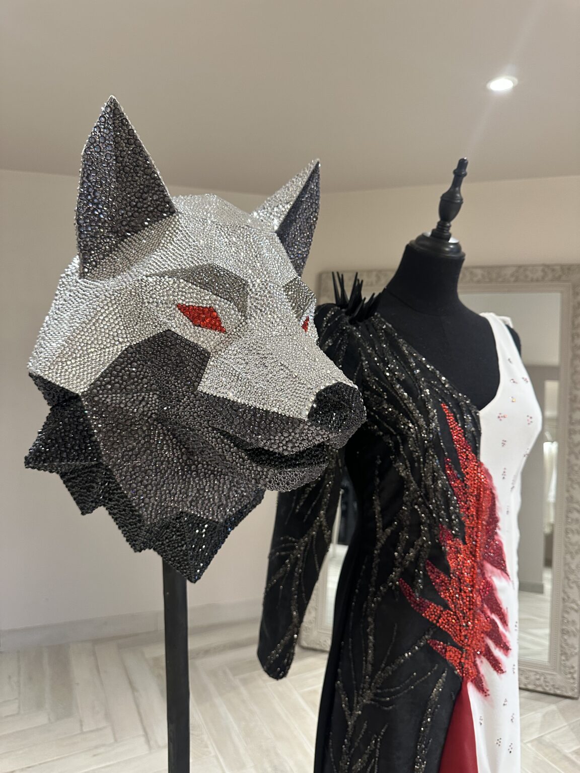 Robe de Mademoiselle Dentelle Créations pour Miss Auvergne 2025