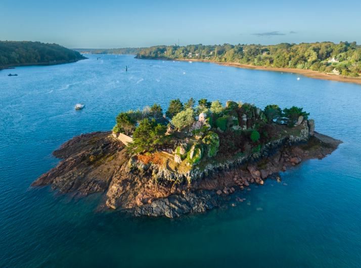 Ile Koeur © photos Jean Philippe Meriglier vue aérienne 2