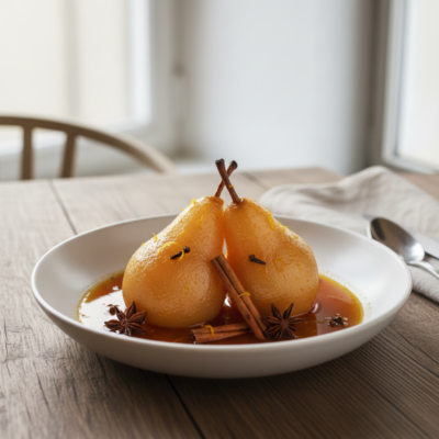 Photos Poire poché