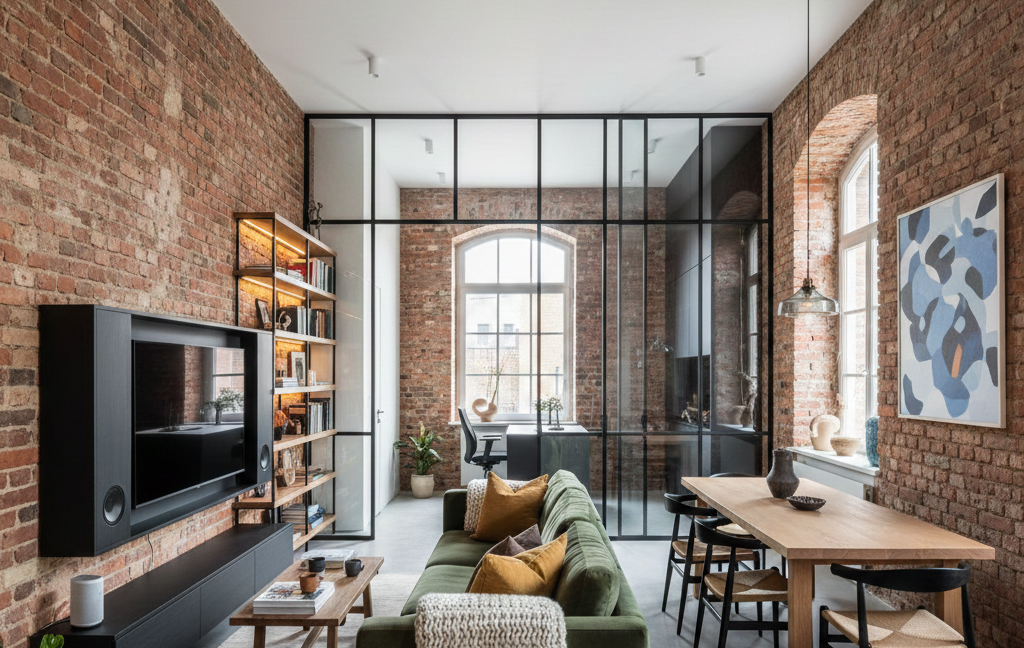 Style industriel chaleureux