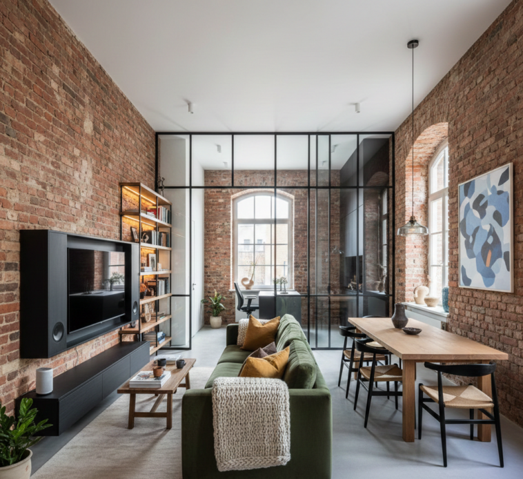 Style industriel chaleureux