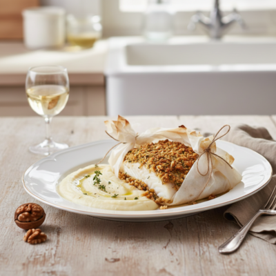 Alimentation : Papillotte de cabillaud