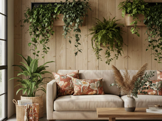 Design biophilique & imprimés floraux : quand la nature s’invite dans nos intérieurs