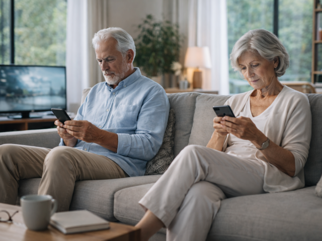 Seniors & réseaux sociaux : quand le téléphone devient un refuge