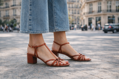 Les sandales à brides fines