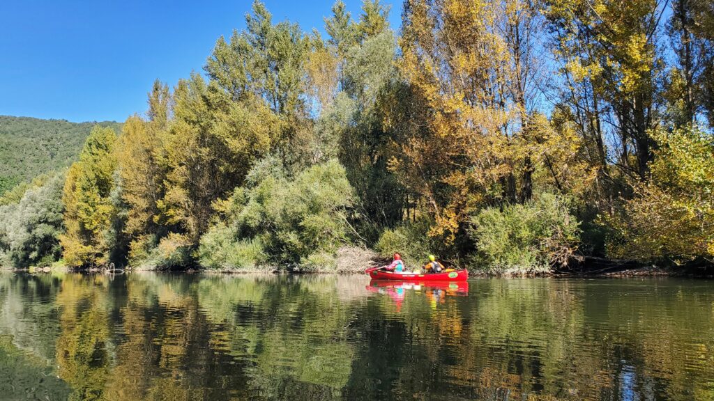 Itinérance en canoë sur les gorges de la Loire - déconnexion
