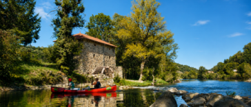 Itinérance en canoë sur les gorges de la Loire - déconnexion
