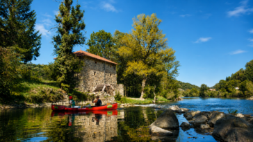 Itinérance en canoë sur les gorges de la Loire - déconnexion