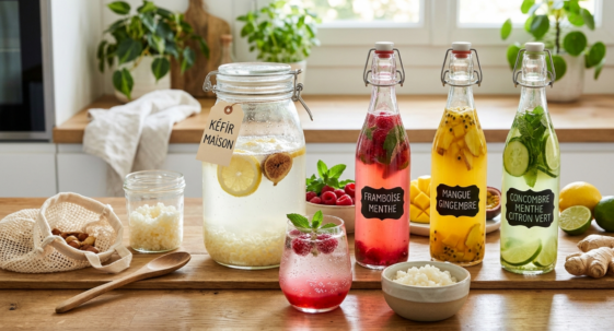 Effet glow, kefir maison