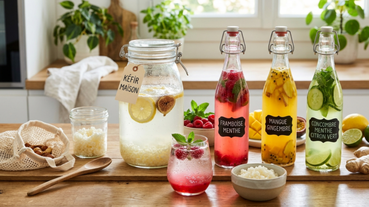 Effet glow, kefir maison
