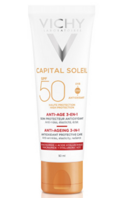 SOIN ANTI-ÂGE 3-EN-1 SPF 50