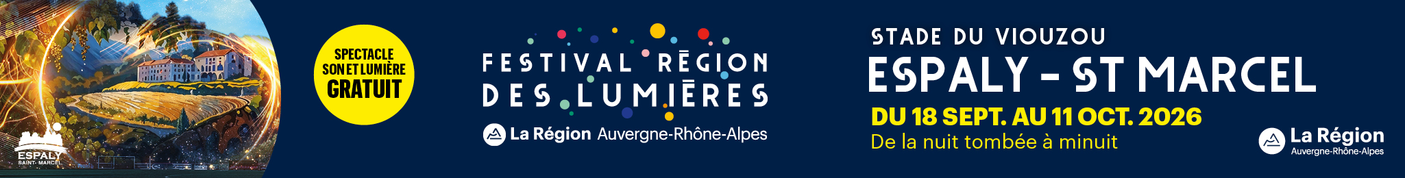 Festival région des lumières
