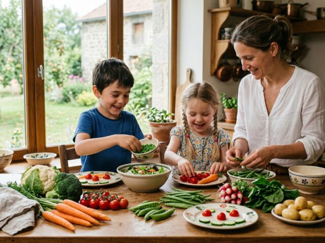 Comment faire aimer les légumes de saison, sans crise, à nos enfants ?