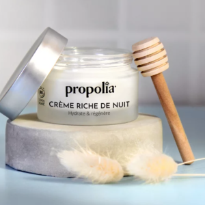 Propolia / Crème riche de nuit certifiée COSMOS ORGANIC - Miel, calendula & karité